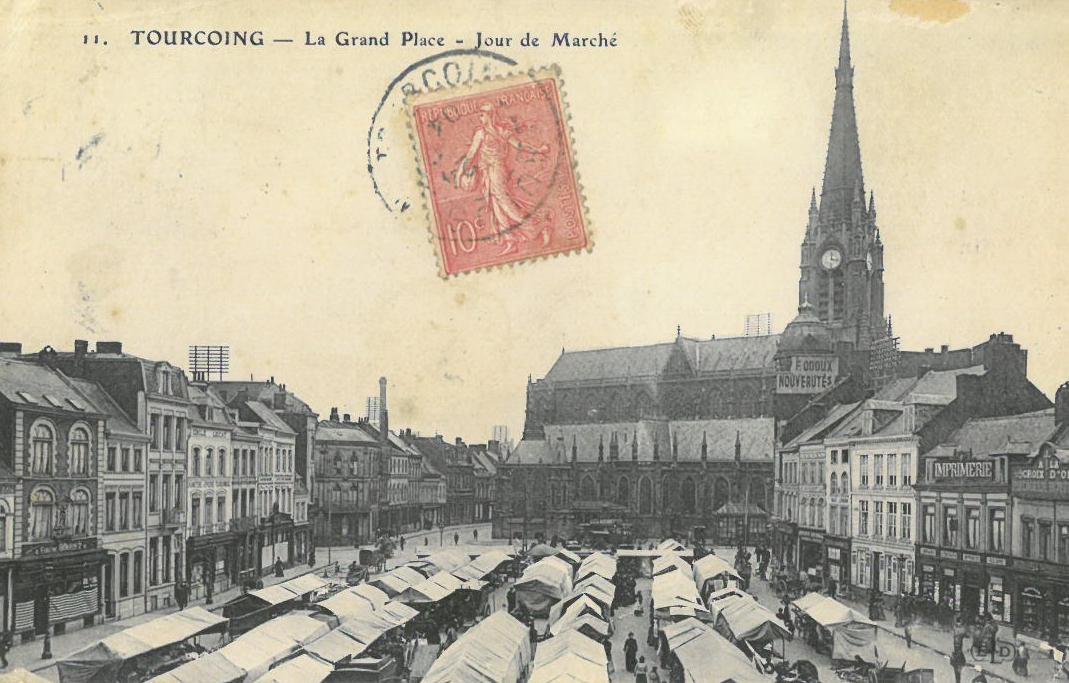La Grand Place La Grand Place La Ville Et Ses Quartiers Phototheque Centre D Histoire Locale De Tourcoing