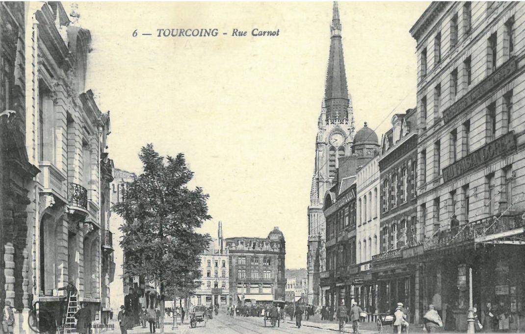 Rue Carnot Rues La Ville Et Ses Quartiers Phototheque Centre D Histoire Locale De Tourcoing