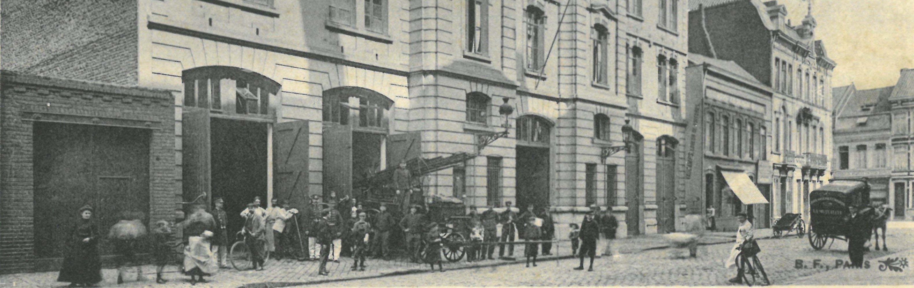 La caserne des pompiers de Tourcoing - Début du XXe siècle